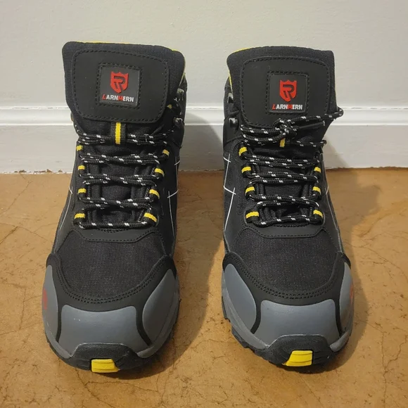 LARNMERN Steel Toe Boots,Mens Work Safety Outdoor Protection Footwear Industrial - Picture 7 of 14